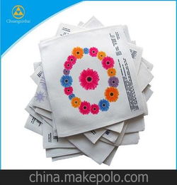 供印熱轉(zhuǎn)印進口超細纖維地圖手帕 可按客戶要求定制手帕