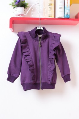 【2013秋冬新款童裝外套韓版拉鏈花邊女童外套廠價直銷】價格,廠家,圖片,童外套,廣州市海珠區依黎兒服飾廠-