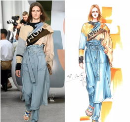 服裝手繪 秀場成衣 服裝效果圖作品大合集